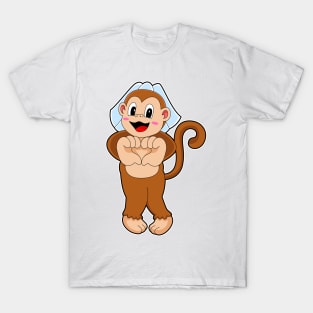 Monkey Bride Wedding T-Shirt